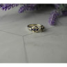 925 Sterling Silver Blue Tourmaline & Spinel Ring Size 5.5 Megan Ray
