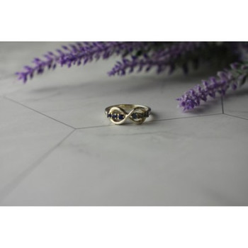 925 Sterling Silver Blue Tourmaline & Spinel Ring Size 5.5 Megan Ray