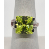 925 Sterling Silver Chrysoprase Ring Size 8