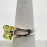 925 Sterling Silver Chrysoprase Ring Size 8