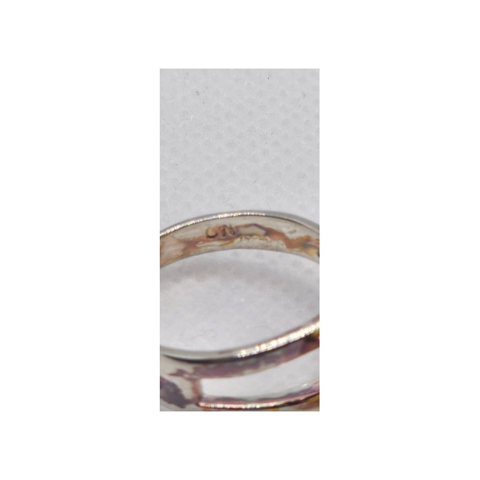 925 Sterling Silver Chrysoprase Ring Size 8