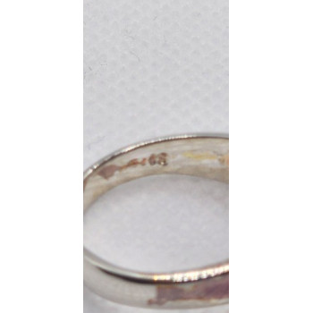 925 Sterling Silver Chrysoprase Ring Size 8