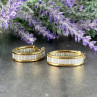 Milor 925 Sterling Silver Gold Plated Earrings Italy