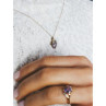 10 K Yellow Gold Amethyst & Diamond 
