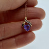 10 K Yellow Gold Amethyst & Diamond 