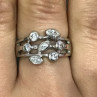 925 Sterling Silver CZ Ring Size 8