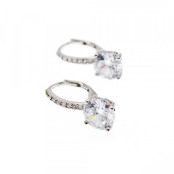 925 Sterling Silver CZ Earrings