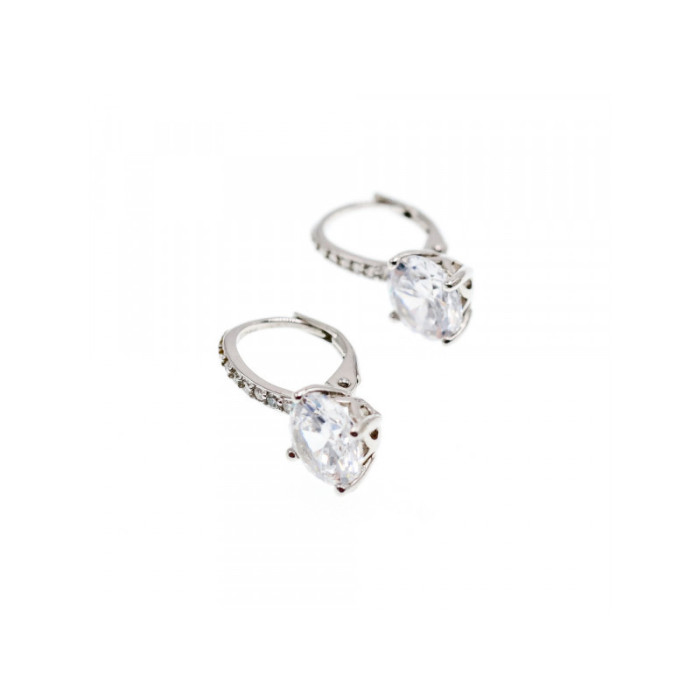 925 Sterling Silver CZ Earrings