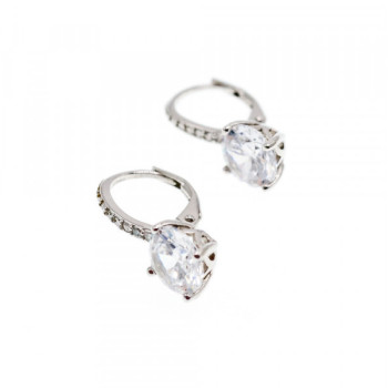 925 Sterling Silver CZ Earrings