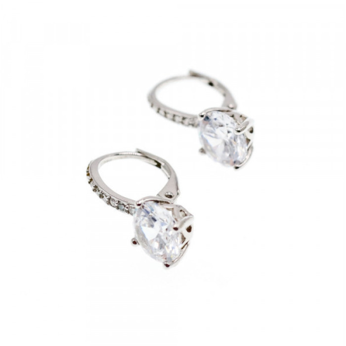 925 Sterling Silver CZ Earrings