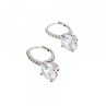 925 Sterling Silver CZ Earrings