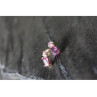 925 Sterling Silver Pink Topaz Stud Earrings