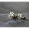 925 Sterling Silver White CZ Stud Earrings