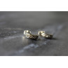 925 Sterling Silver White CZ Stud Earrings