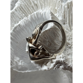 925 Sterling Silver Kamasutra Ring Size 6.5
