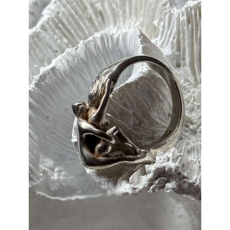 925 Sterling Silver Kamasutra Ring Size 6.5