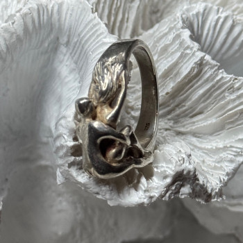 925 Sterling Silver Kamasutra Ring Size 6.5