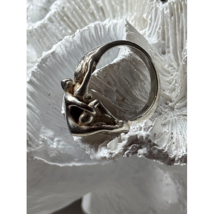 925 Sterling Silver Kamasutra Ring Size 6.5