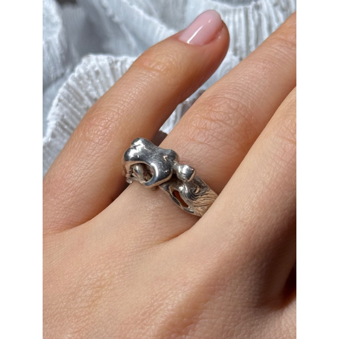 925 Sterling Silver Kamasutra Ring Size 6.5