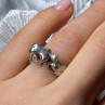 925 Sterling Silver Kamasutra Ring Size 6.5