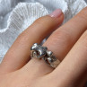 925 Sterling Silver Kamasutra Ring Size 6.5