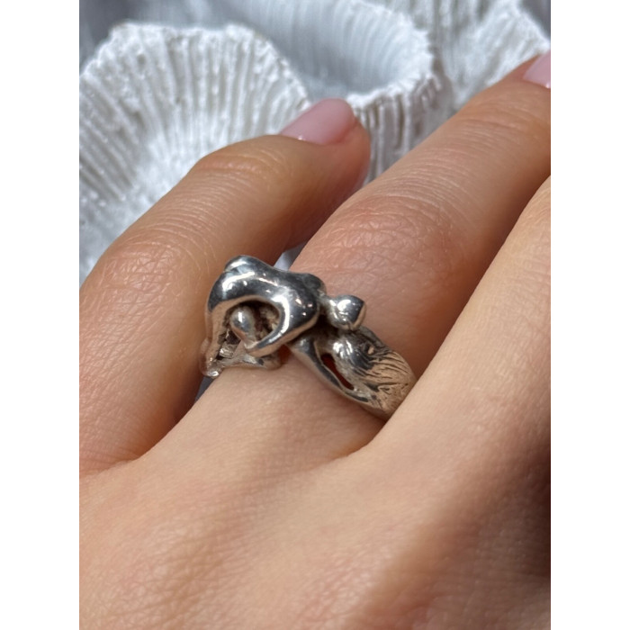 925 Sterling Silver Kamasutra Ring Size 6.5