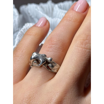925 Sterling Silver Kamasutra Ring Size 6.5