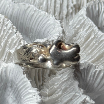 925 Sterling Silver Kamasutra Ring Size 6.5