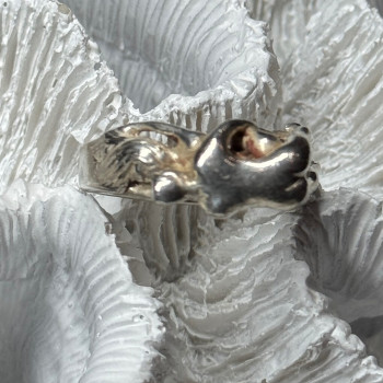 925 Sterling Silver Kamasutra Ring Size 6.5
