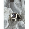 Men's 925 Sterling Silver Spinel Ring Size 8.5