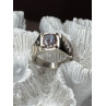 Men's 925 Sterling Silver Spinel Ring Size 8.5