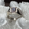 Men's 925 Sterling Silver Spinel Ring Size 8.5