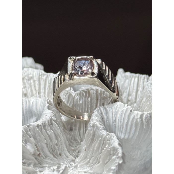 Men's 925 Sterling Silver Spinel Ring Size 8.5