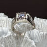 Men's 925 Sterling Silver Spinel Ring Size 8.5