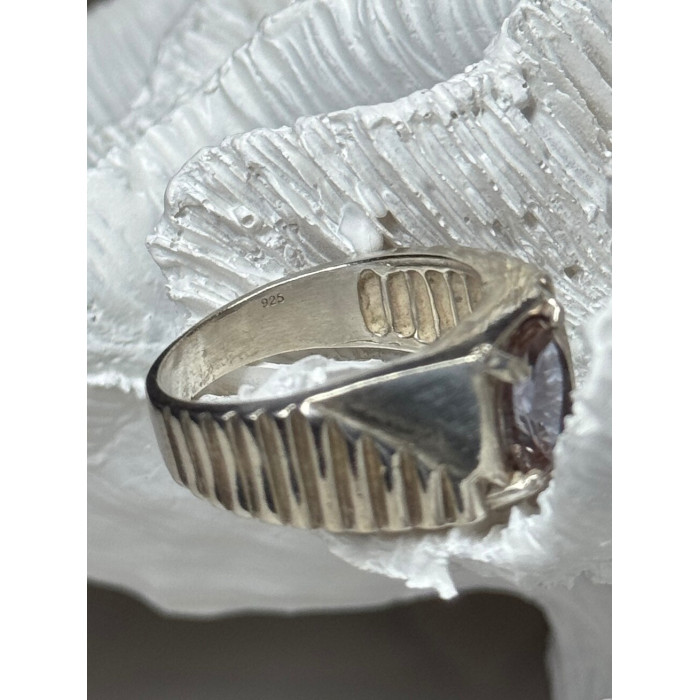 Men's 925 Sterling Silver Spinel Ring Size 8.5