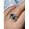 Men's 925 Sterling Silver Spinel Ring Size 8.5