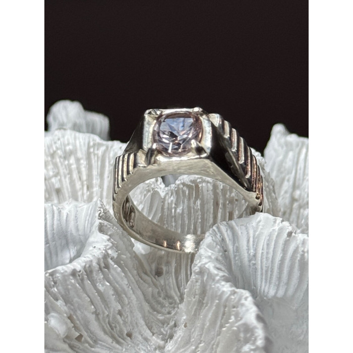 Men's 925 Sterling Silver Spinel Ring Size 8.5