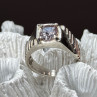 Men's 925 Sterling Silver Spinel Ring Size 8.5