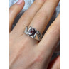 Men's 925 Sterling Silver Spinel Ring Size 8.5